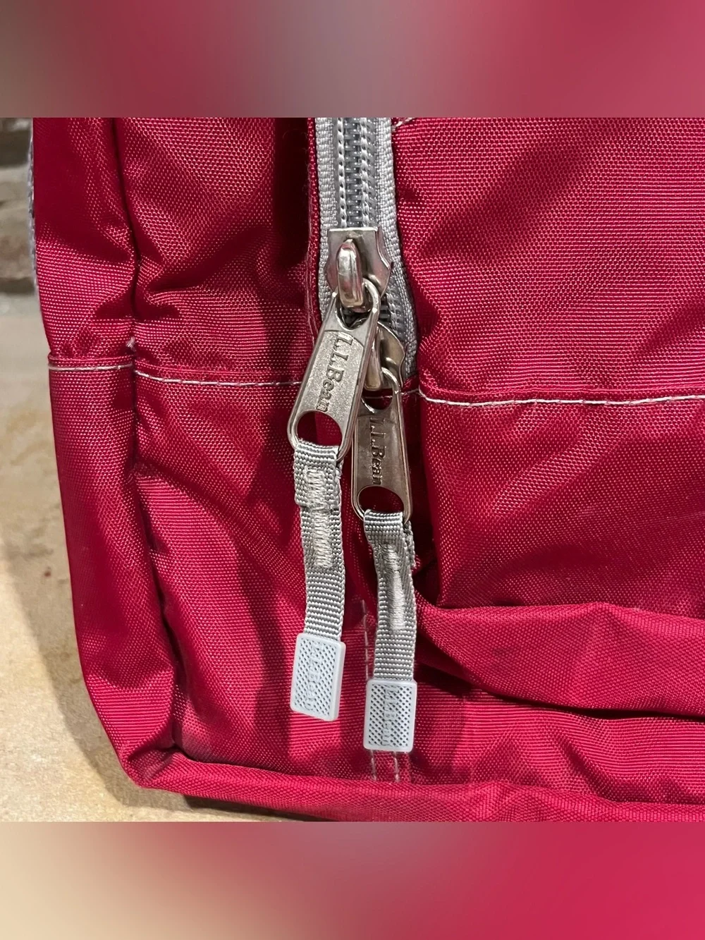 L.L. Bean Red Classic Backpack